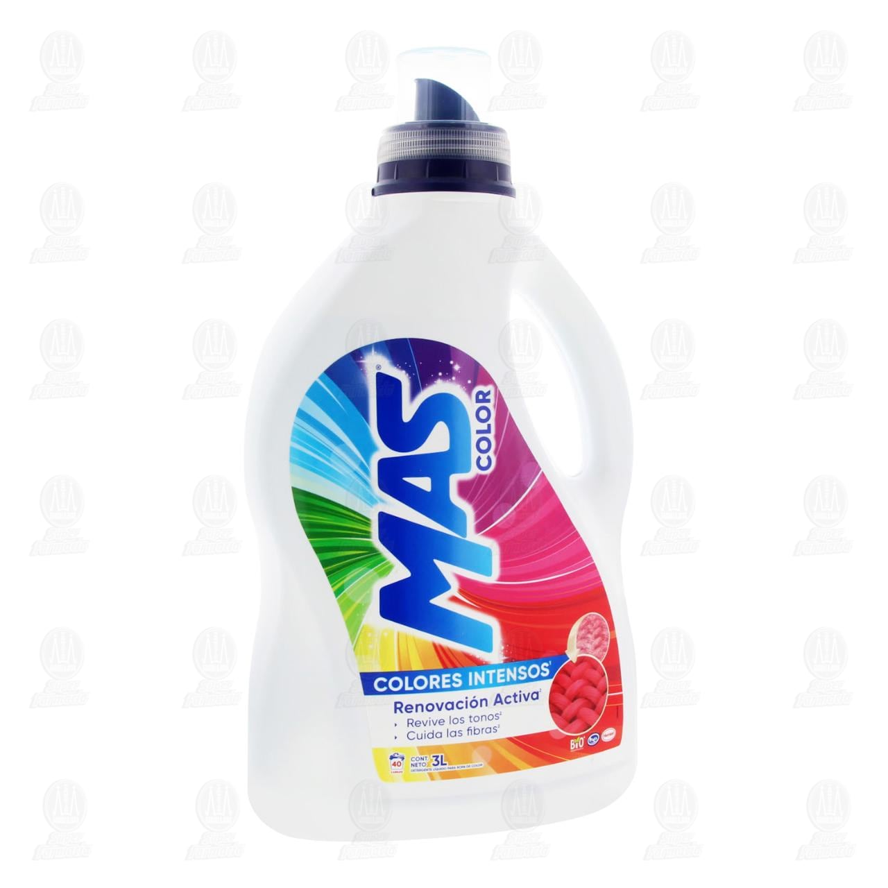 Imagen para Detergente Líquido MAS Colores Intensos, 3 l.