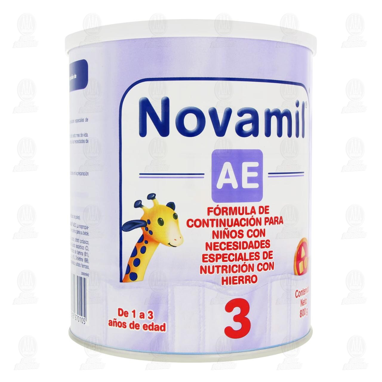 F&oacute;rmula L&aacute;ctea Novamil AE Etapa 3 en Polvo (Edad 1-3 A&ntilde;os), 800 gr. image number 0