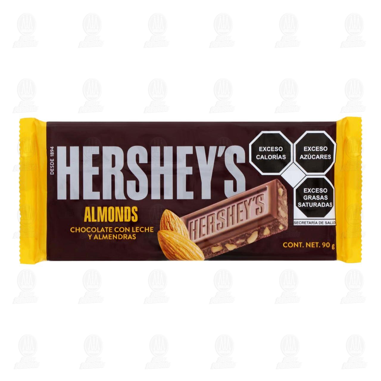 Chocolate Hershey's Almonds, 90 gr.