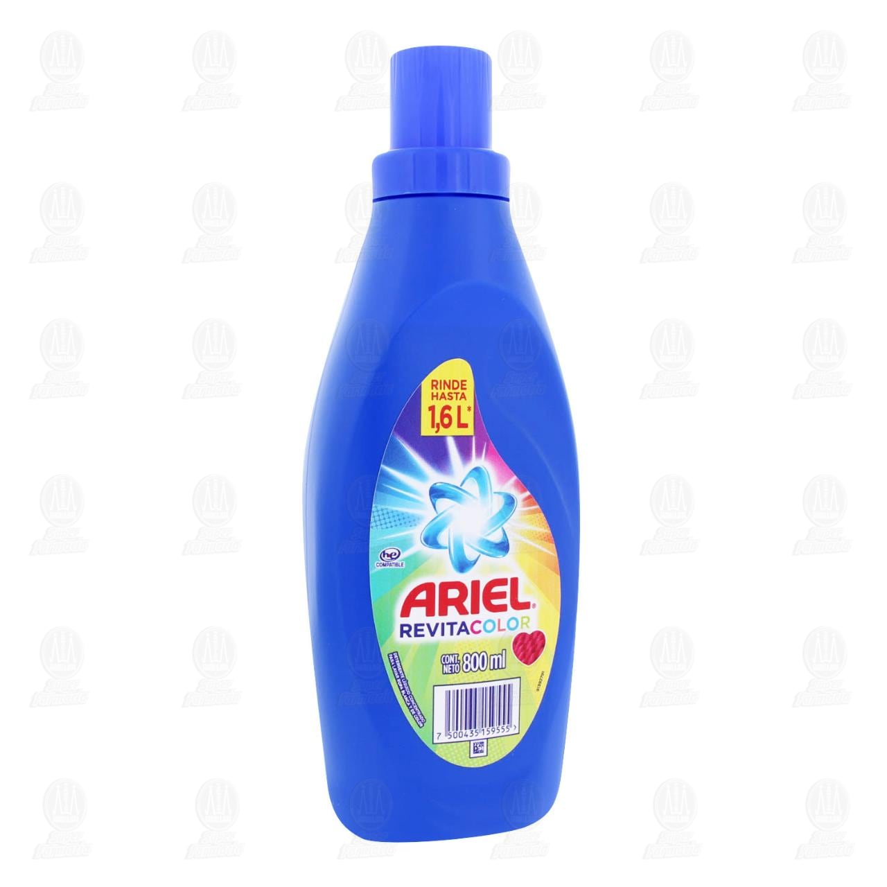 Detergente Líquido Ariel Revitacolor, 800 ml.