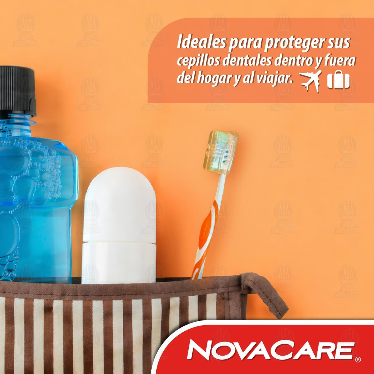 Cubiertas Protectoras NovaCare para Cepillos Dentales, 4 pzas. image number 3