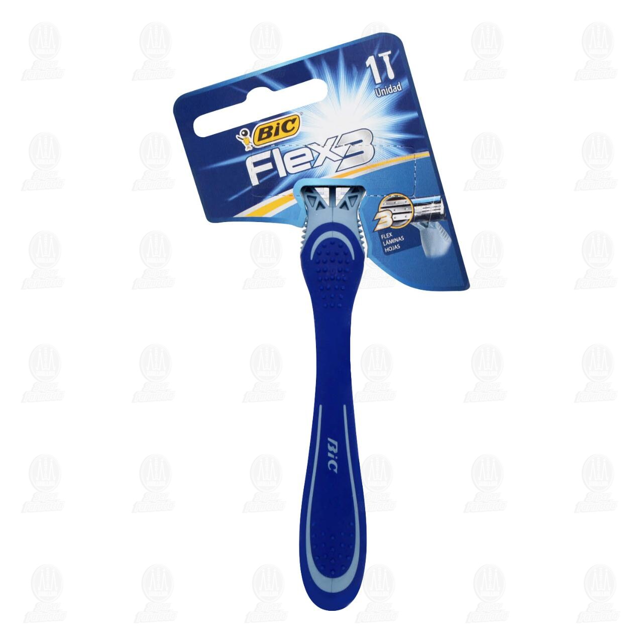 M&aacute;quina para Afeitar Bic Flex 3, 1 pz.