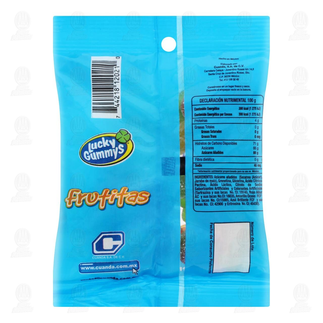 Gomitas Lucky Gummys Frutitas, 100 gr. image number 1