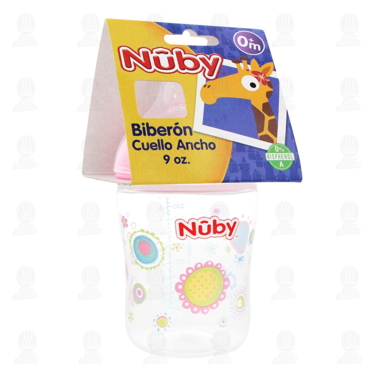 Imagen para Biberón Nuby de Cuello Ancho, 1 pz.