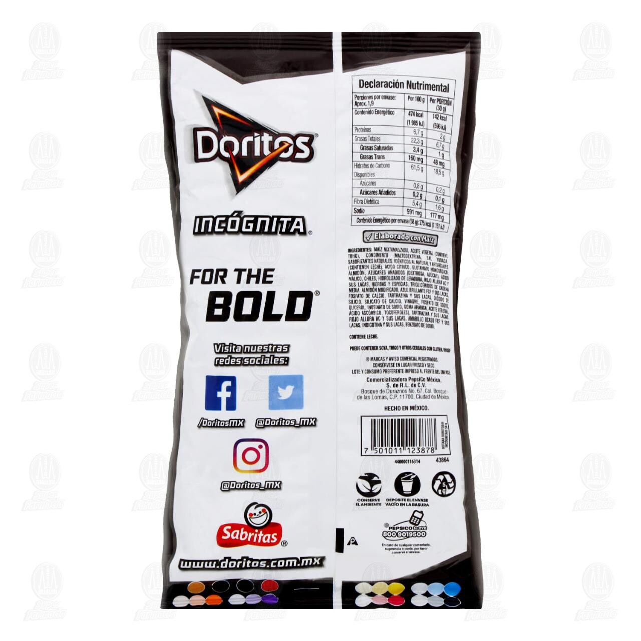 Botana Doritos Inc&oacute;gnita, 58 gr. image number 1