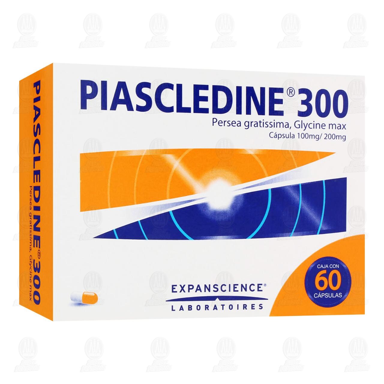 Piascledine 300 100mg/200mg, 60 Cápsulas. image number 0