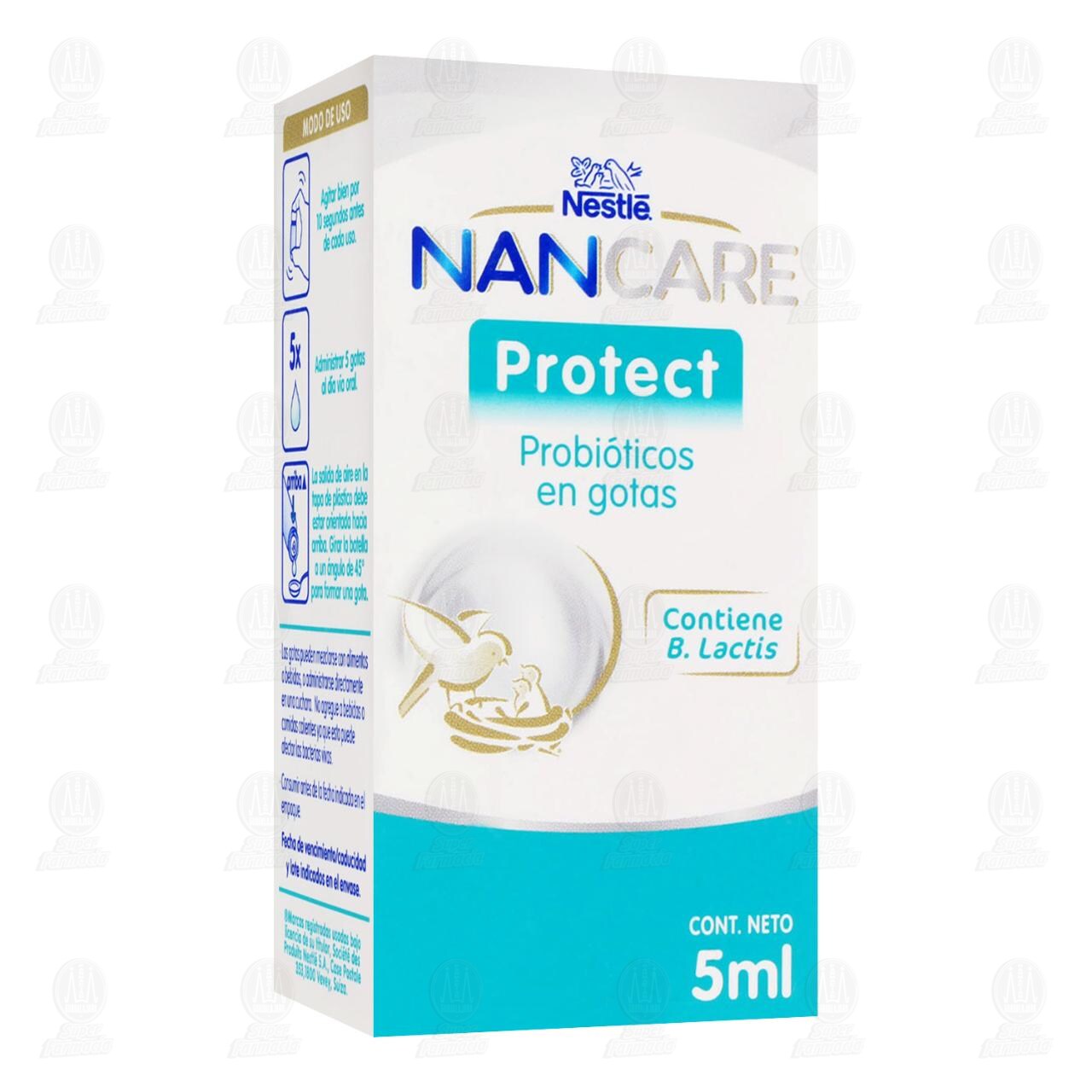 Probi&oacute;ticos NAN Care Protect Gotas, 5 ml.