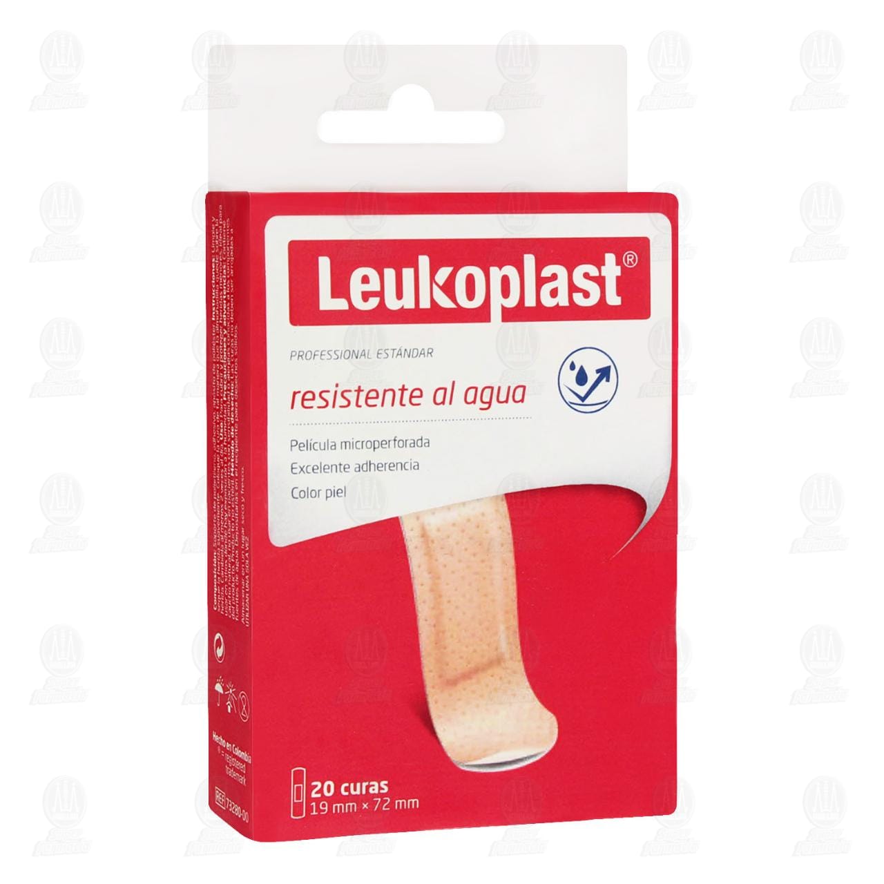 Curas Leukoplast Professional Est&aacute;ndar Resistente al Agua, 20 pzas. image number 0