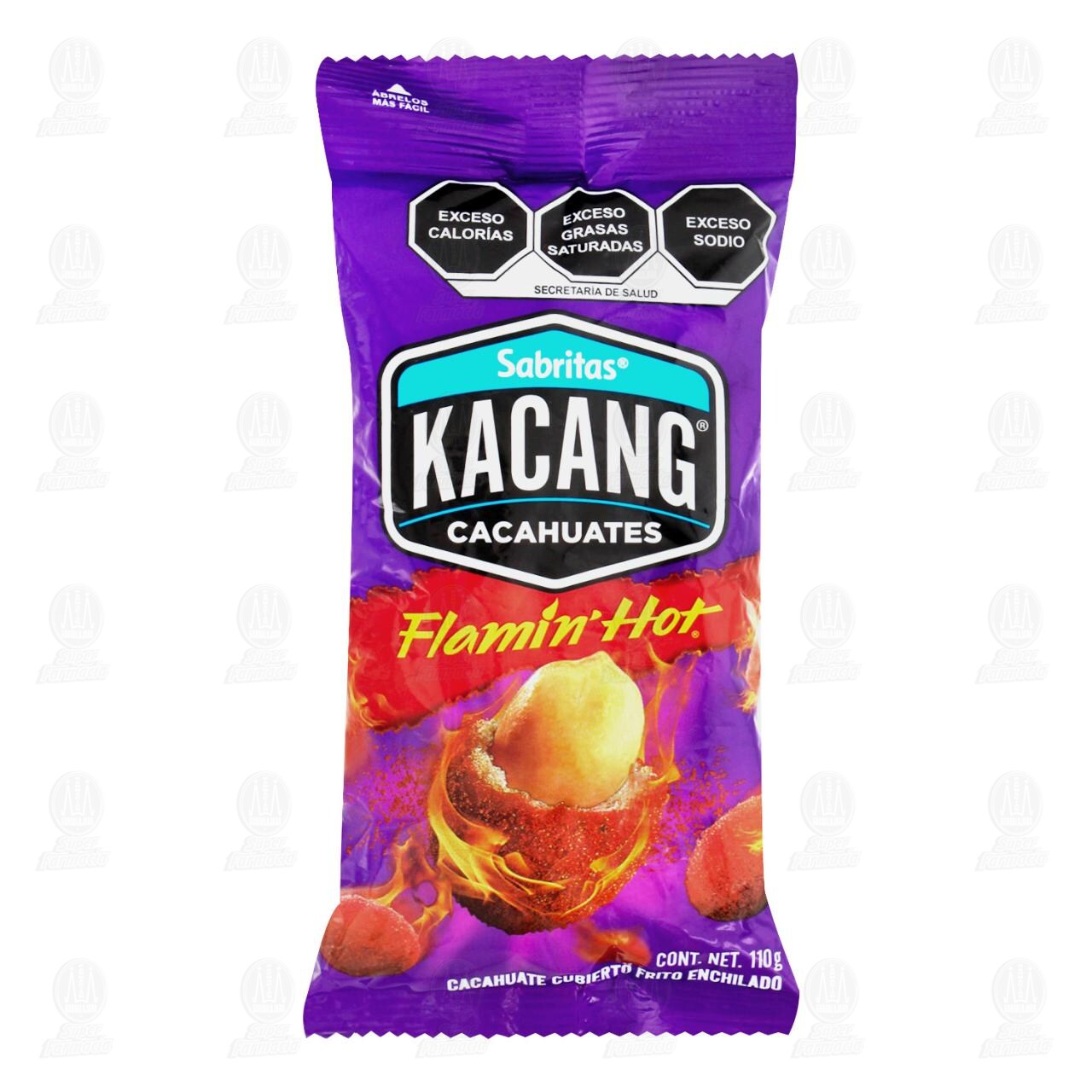 Cacahuates Kacang Flamin'Hot, 110 gr.