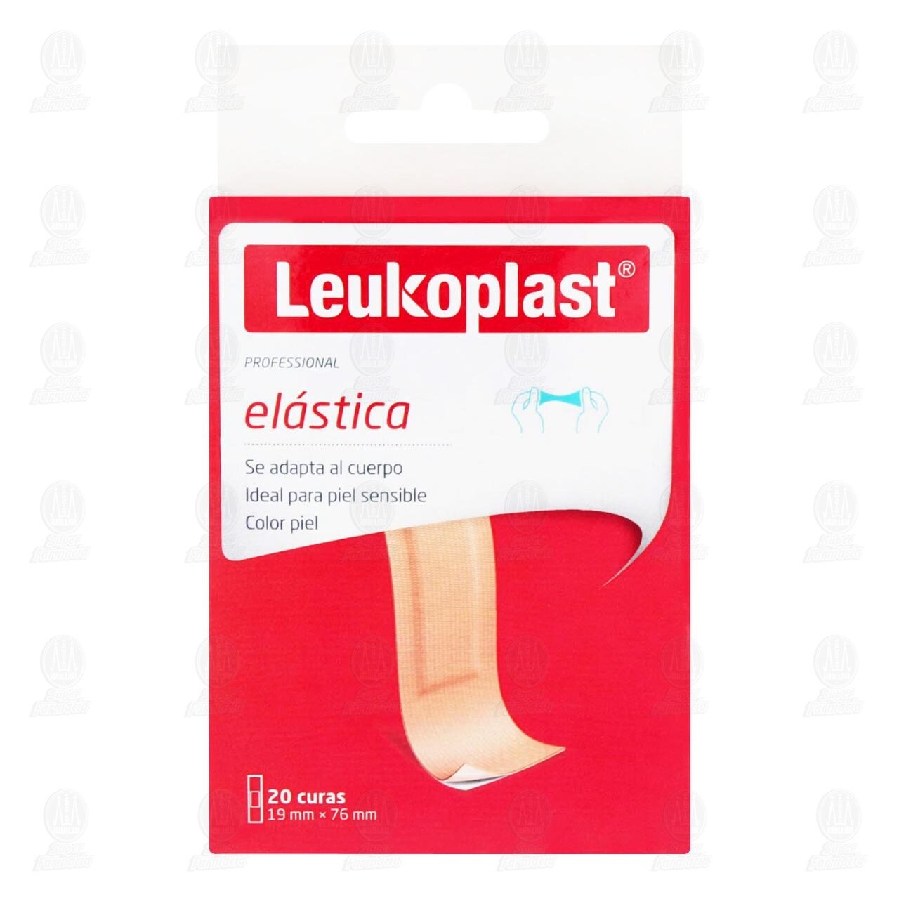 Curas Leukoplast Professional El&aacute;stica, 20 pzas. image number 1