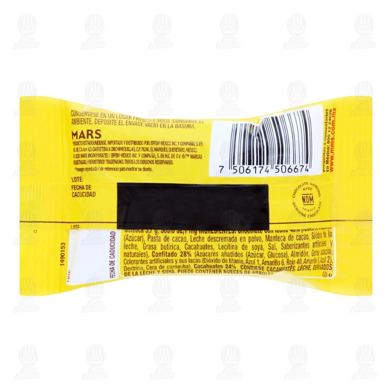 Chocolate M&M's Snack Cacahuate, 20.7 gr. image number 1