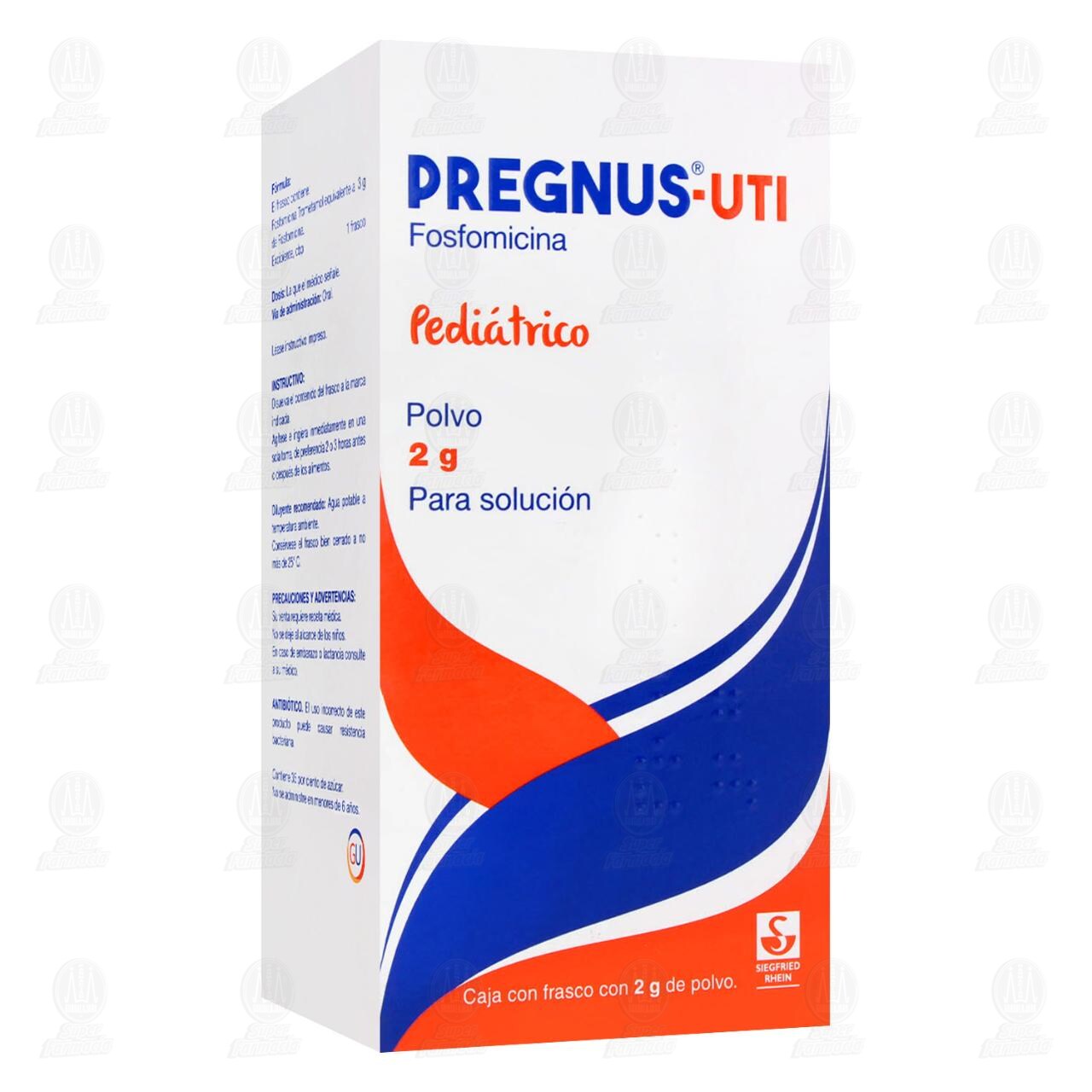 Pregnus-UTI Pedi&aacute;trico 2 gr, Polvo para Soluci&oacute;n. image number 0