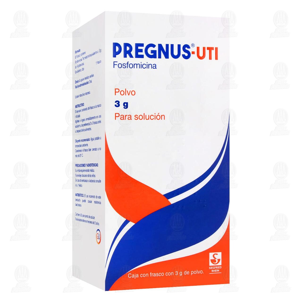 Pregnus-UTI 3 gr, Polvo para Soluci&oacute;n. image number 0