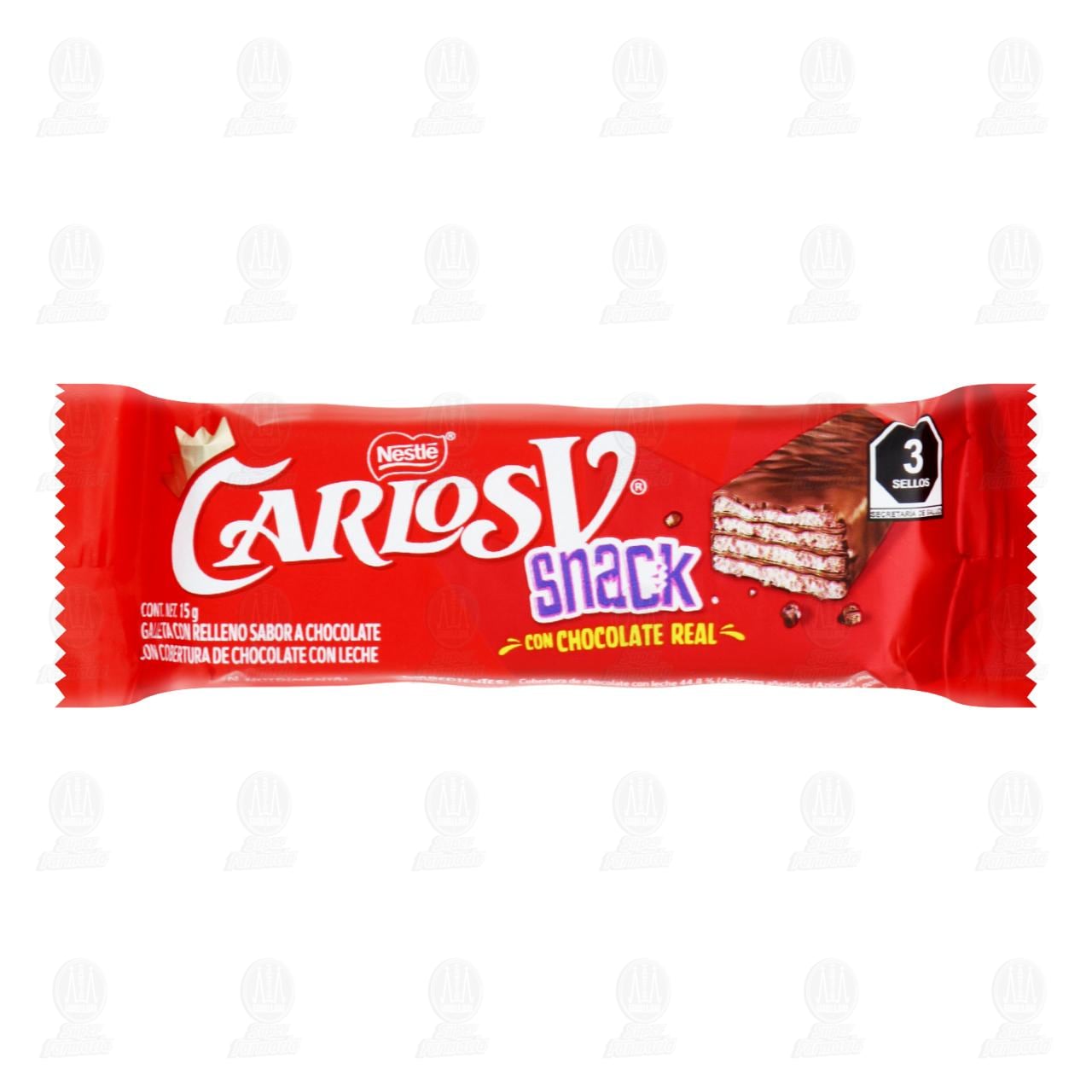 Chocolate Carlos V Snack, 15 gr. image number 0
