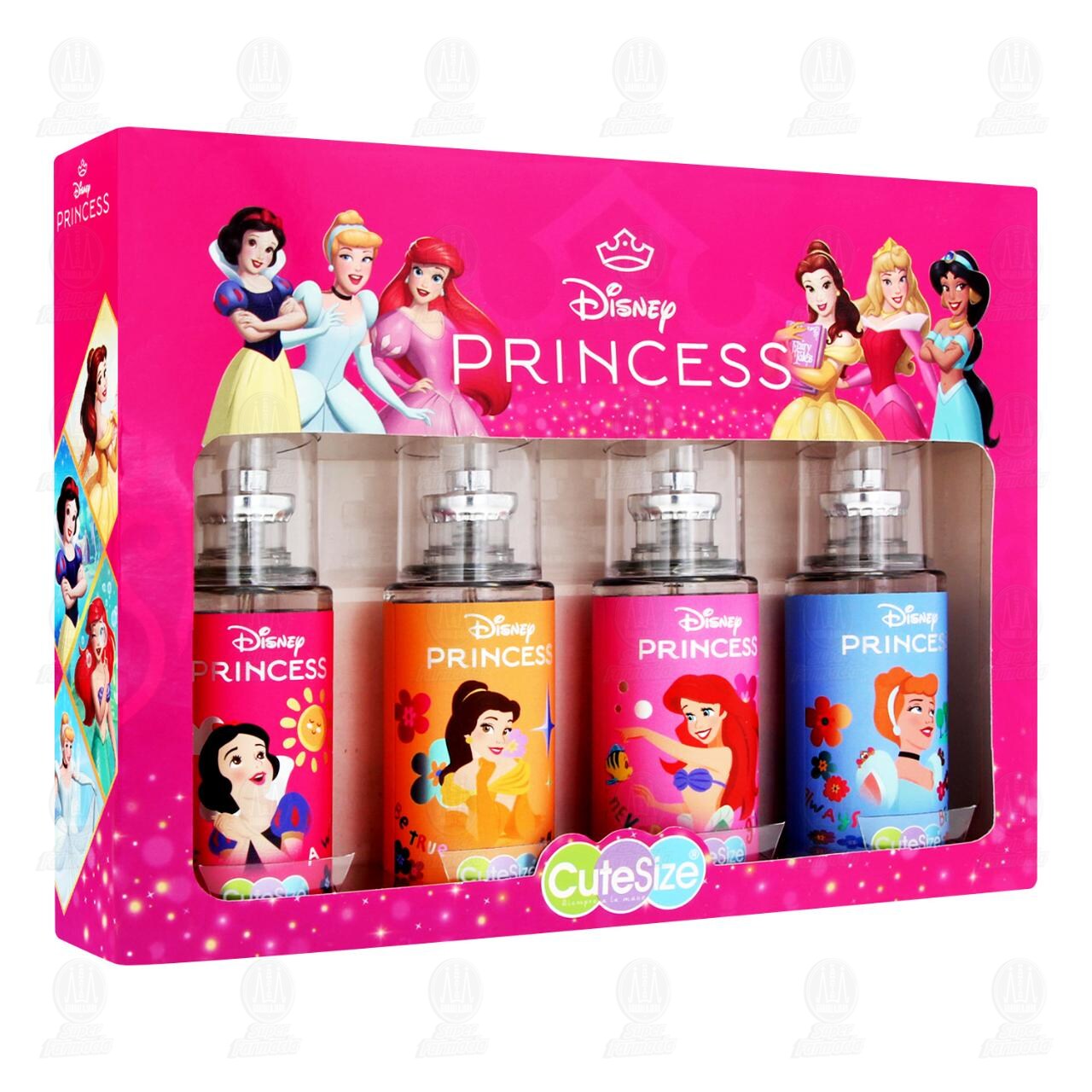 Pack Disney Princess Cutesize Aguas de Colonia, 4 pzas. image number 0