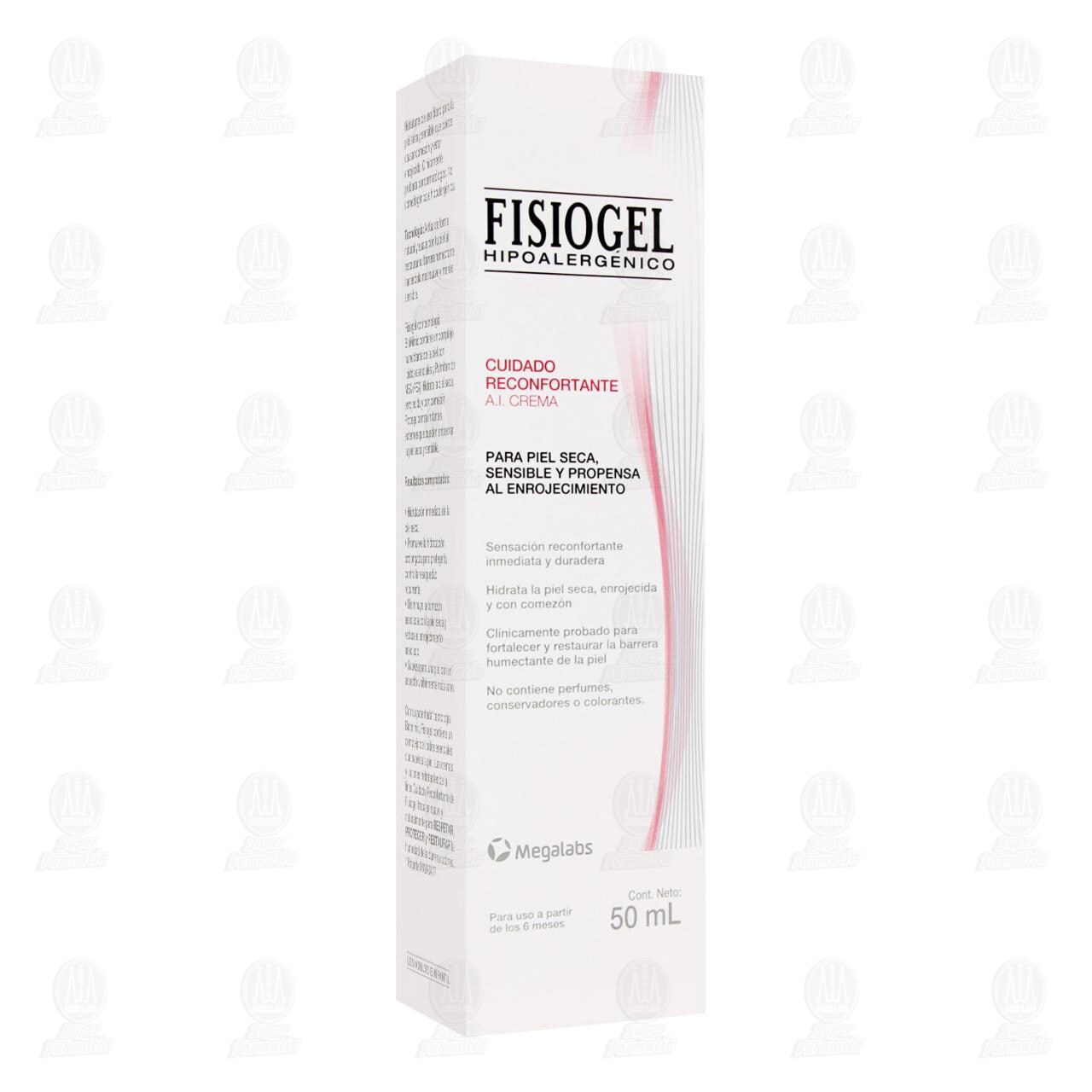 Crema Fisiogel Cuidado Reconfortante, 50 ml.