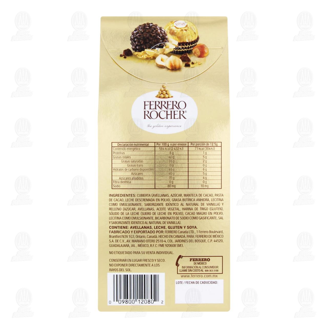 Descubrir 46+ imagen chocolates ferrero rocher farmacia guadalajara