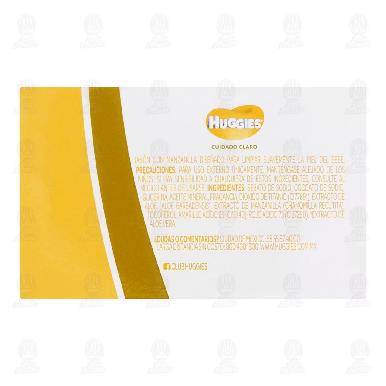 Jabón Corporal Huggies Cuidado Claro Manzanilla Aloe, 80 gr. image number 2