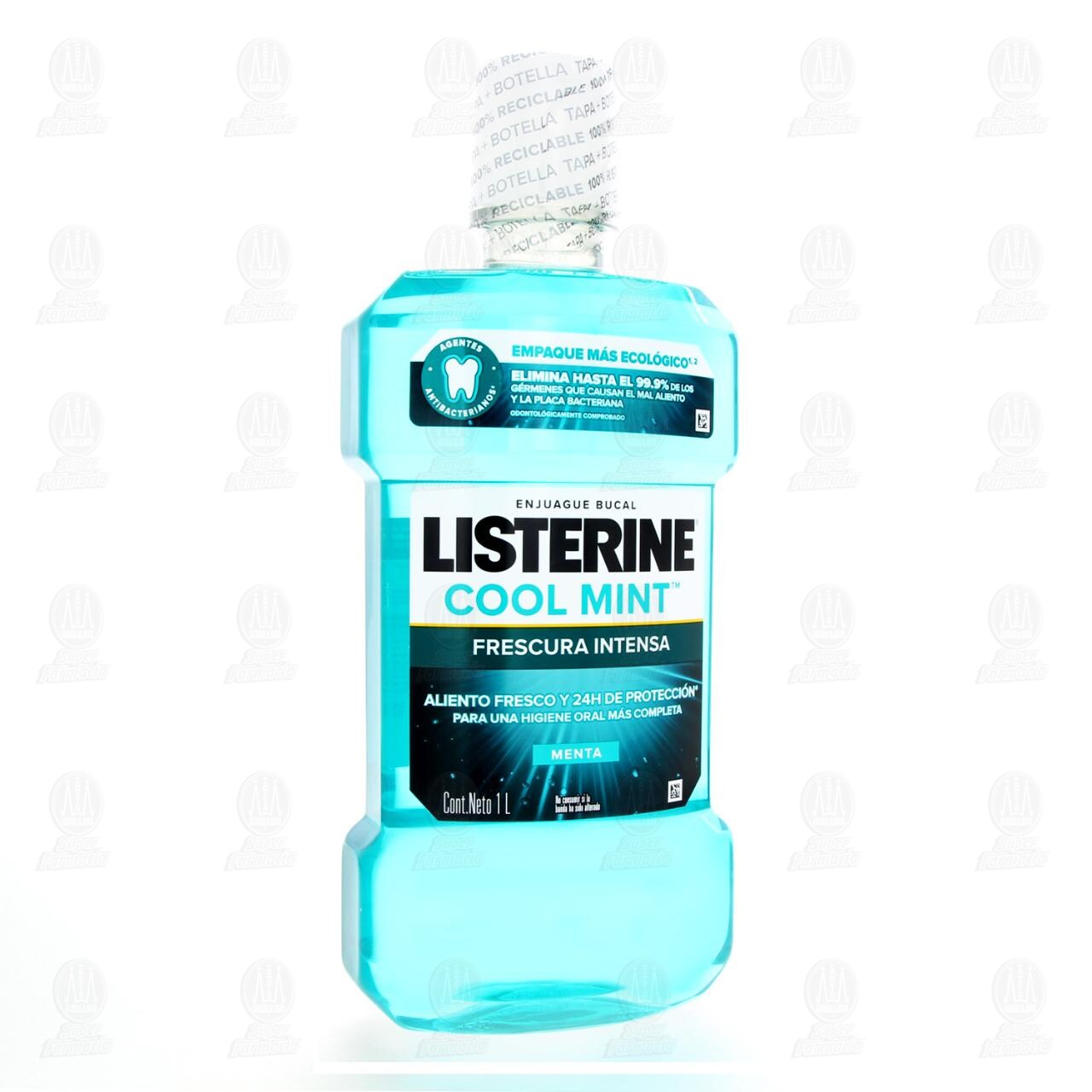Enjuague Bucal Listerine Cool Mint Frescura Intensa, 1 l.