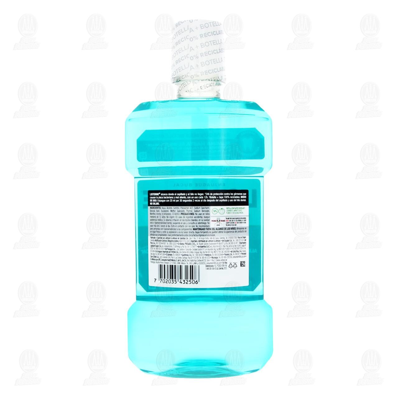 Enjuague Bucal Listerine Cool Mint Frescura Intensa, 1 l. image number 2