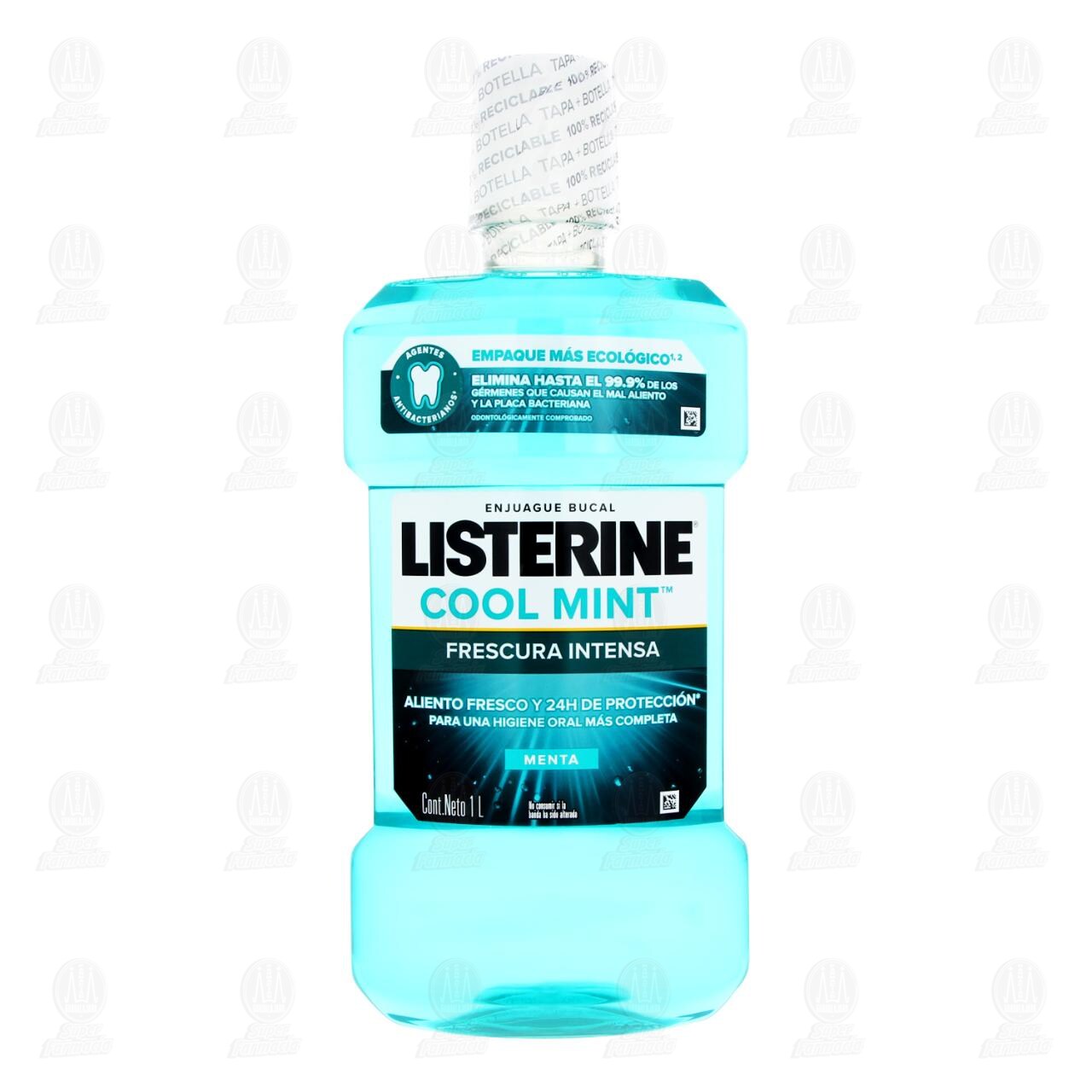 Enjuague Bucal Listerine Cool Mint Frescura Intensa, 1 l. image number 1