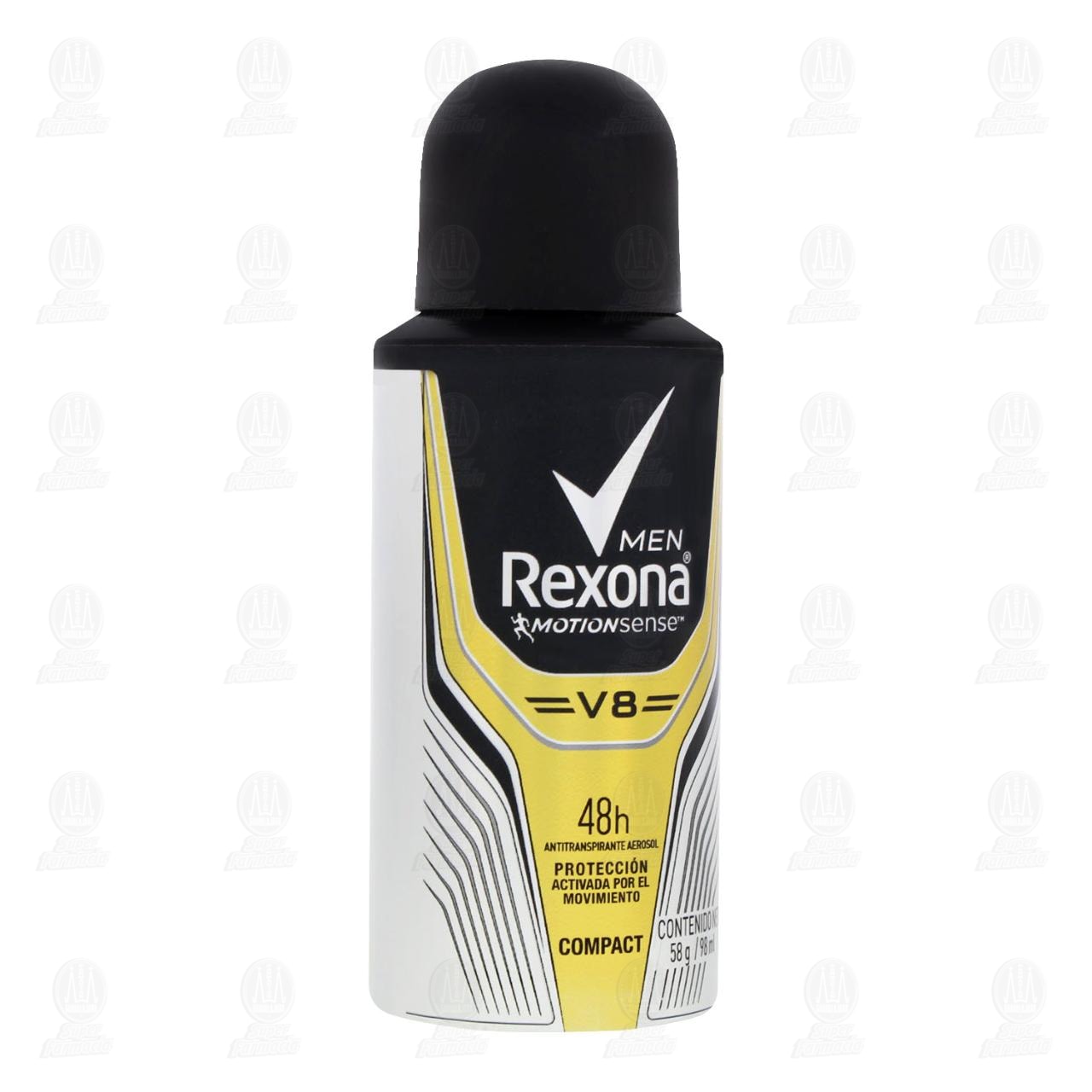 Imagen para Antitranspirante Rexona Men V8 en Aerosol, 98 ml.