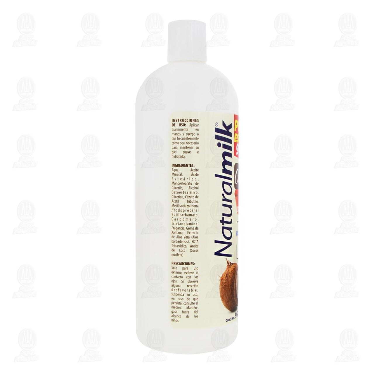 Crema Corporal Naturalmilk Coco, 950 ml. image number 2