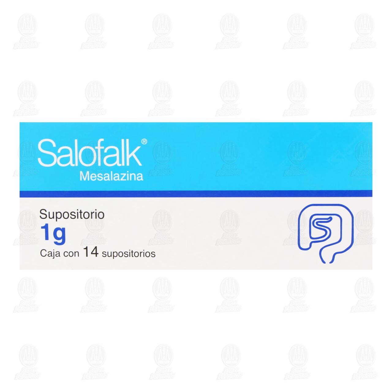 Salofalk 1 gr, 14 Supositorios. image number 2