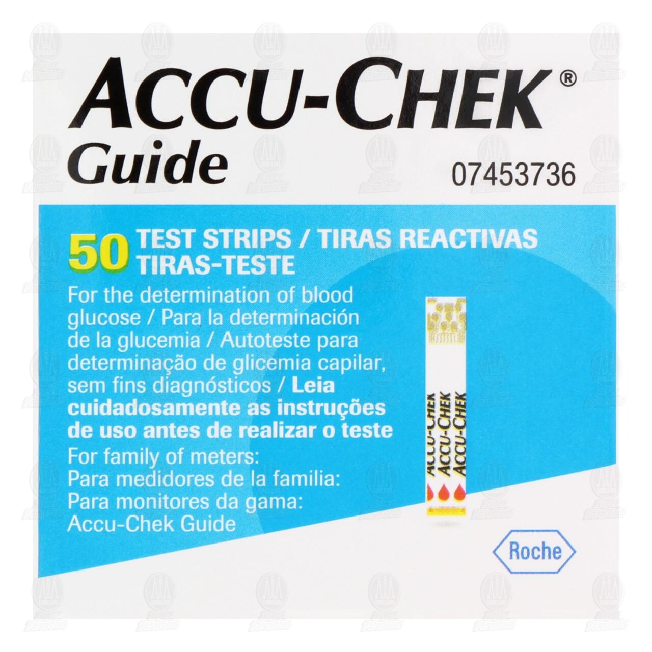 Accu-Chek Guide Tiras Reactivas para la Determinación de la Glucemia, 50 pzas. image number 1