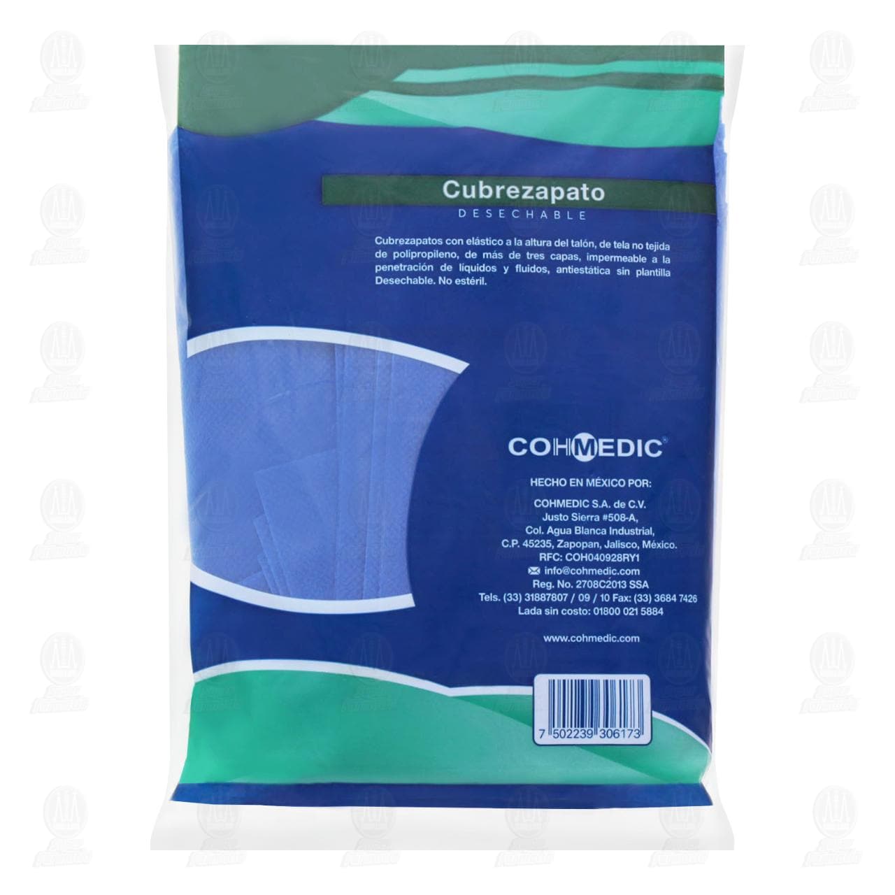 Cubrezapato Cohmedic Desechable Azul, 5 Pares. image number 1
