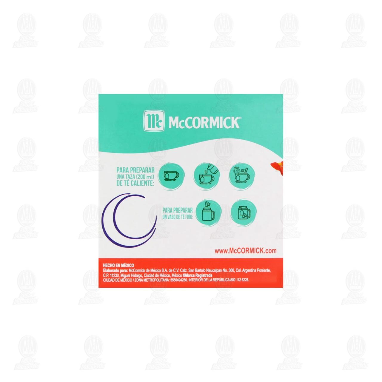 T&eacute;s McCormick Balance Buenas Noches Sabor Frutos Rojos, 30 gr. image number 2