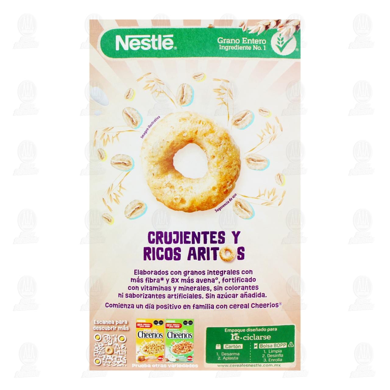 Cereal Nestl&eacute; Cheerios Avena y M&aacute;s Granos, 420 gr. image number 2