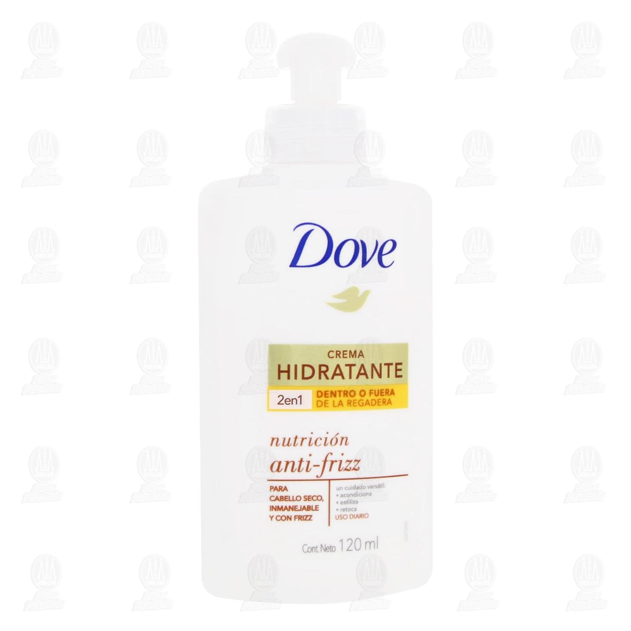 Imagen para Crema Hidratante Capilar Dove Nutrición Anti-Frizz 2 en 1, 120 ml.