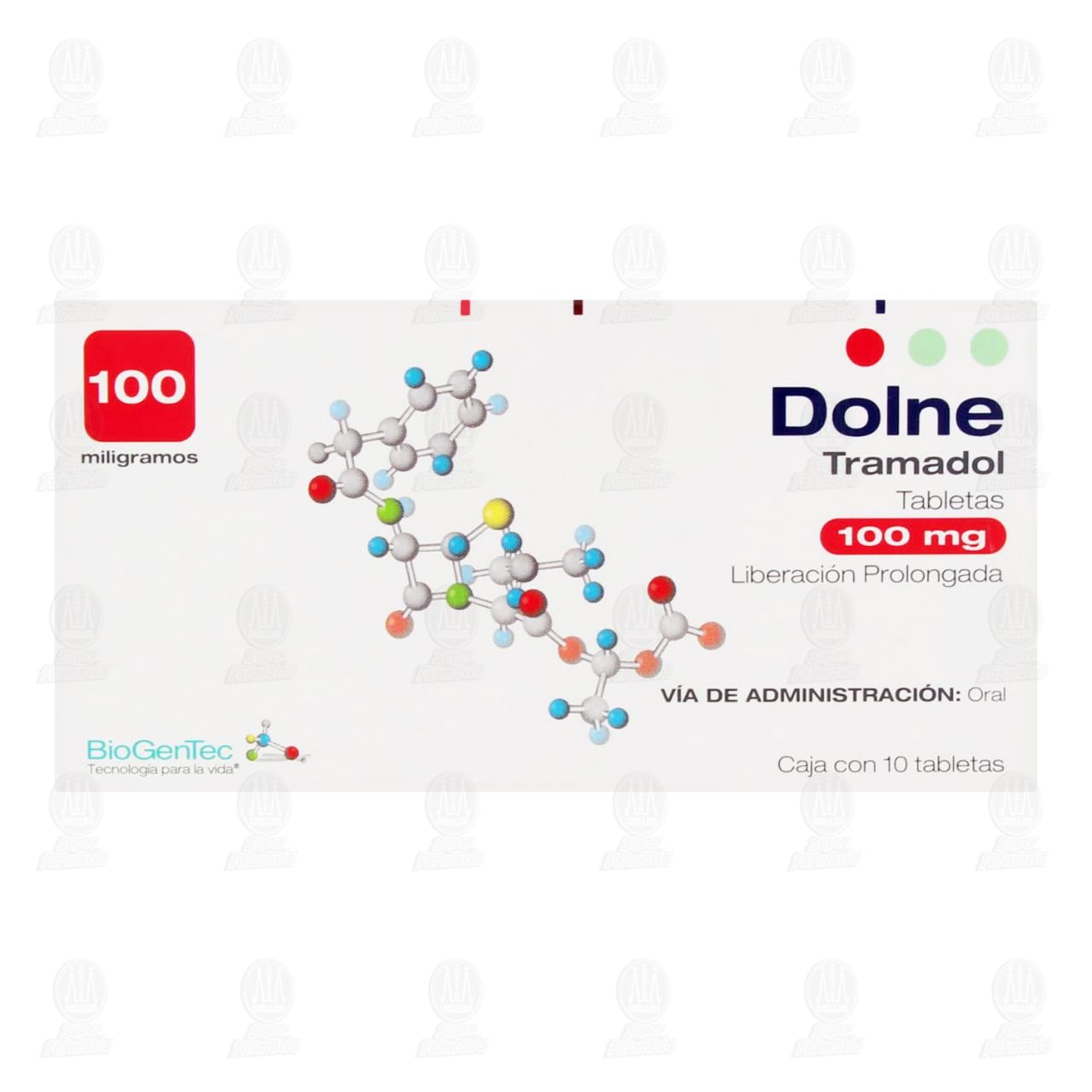 Dolne 100 mg, 10 Tabletas. image number 1