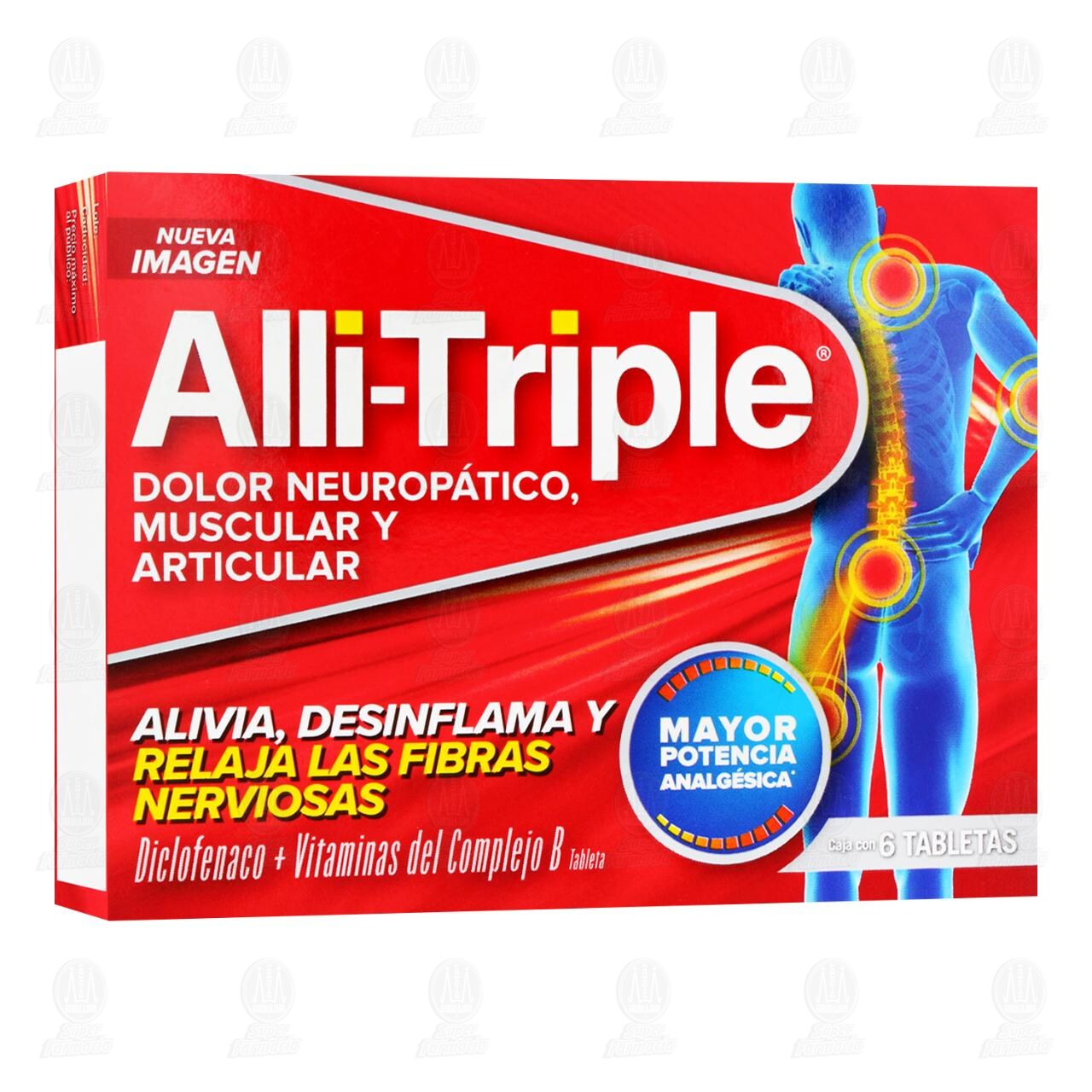 Alli-Triple, 6 Tabletas. image number 0