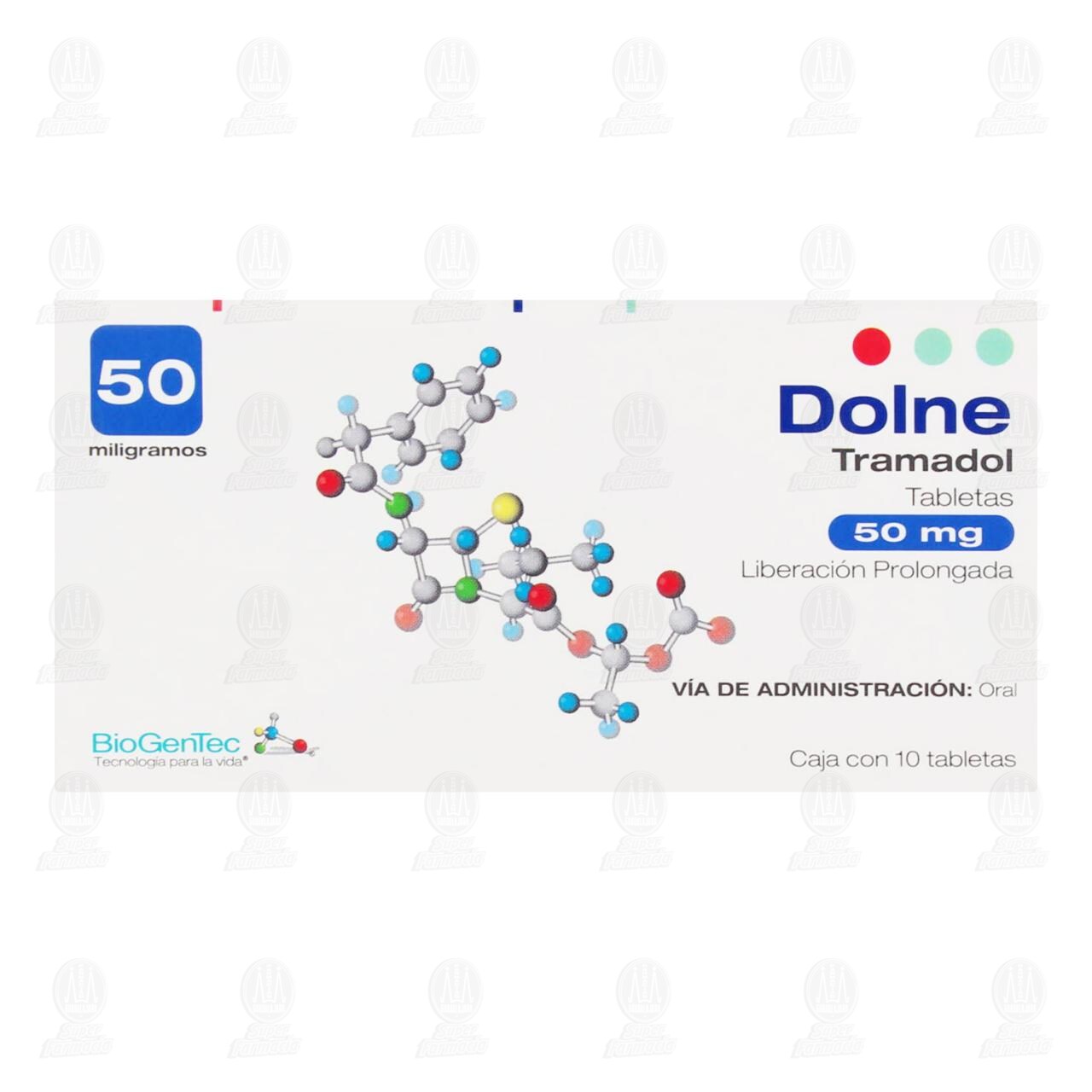 Dolne 50 mg, 10 Tabletas. image number 1