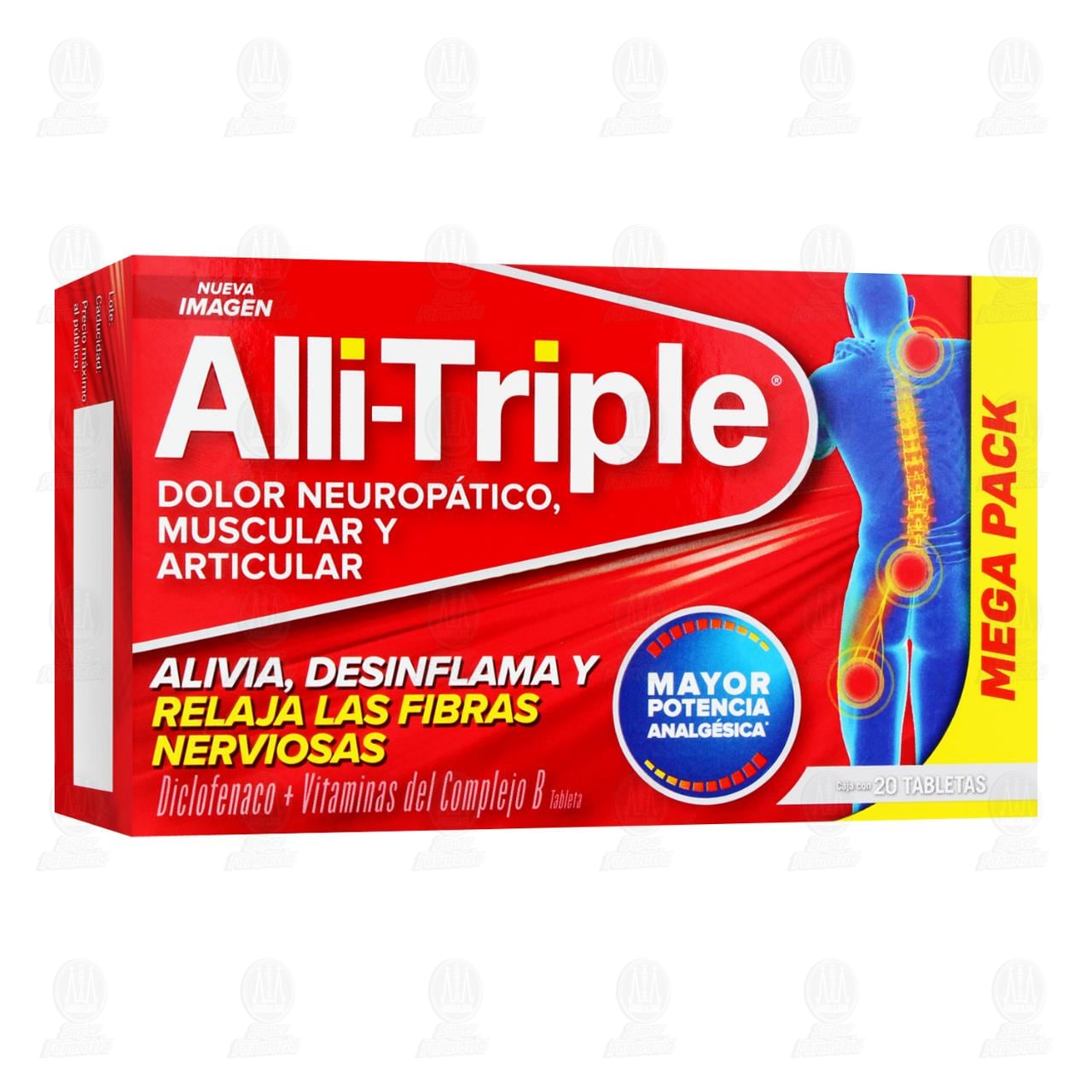 Alli-Triple, 20 Tabletas. image number 0