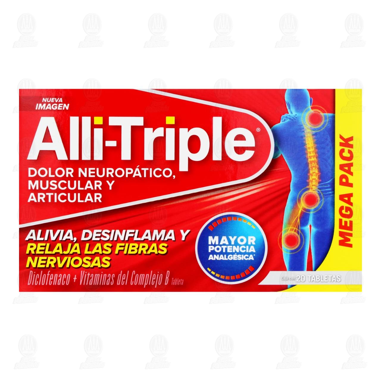 Alli-Triple, 20 Tabletas. image number 1