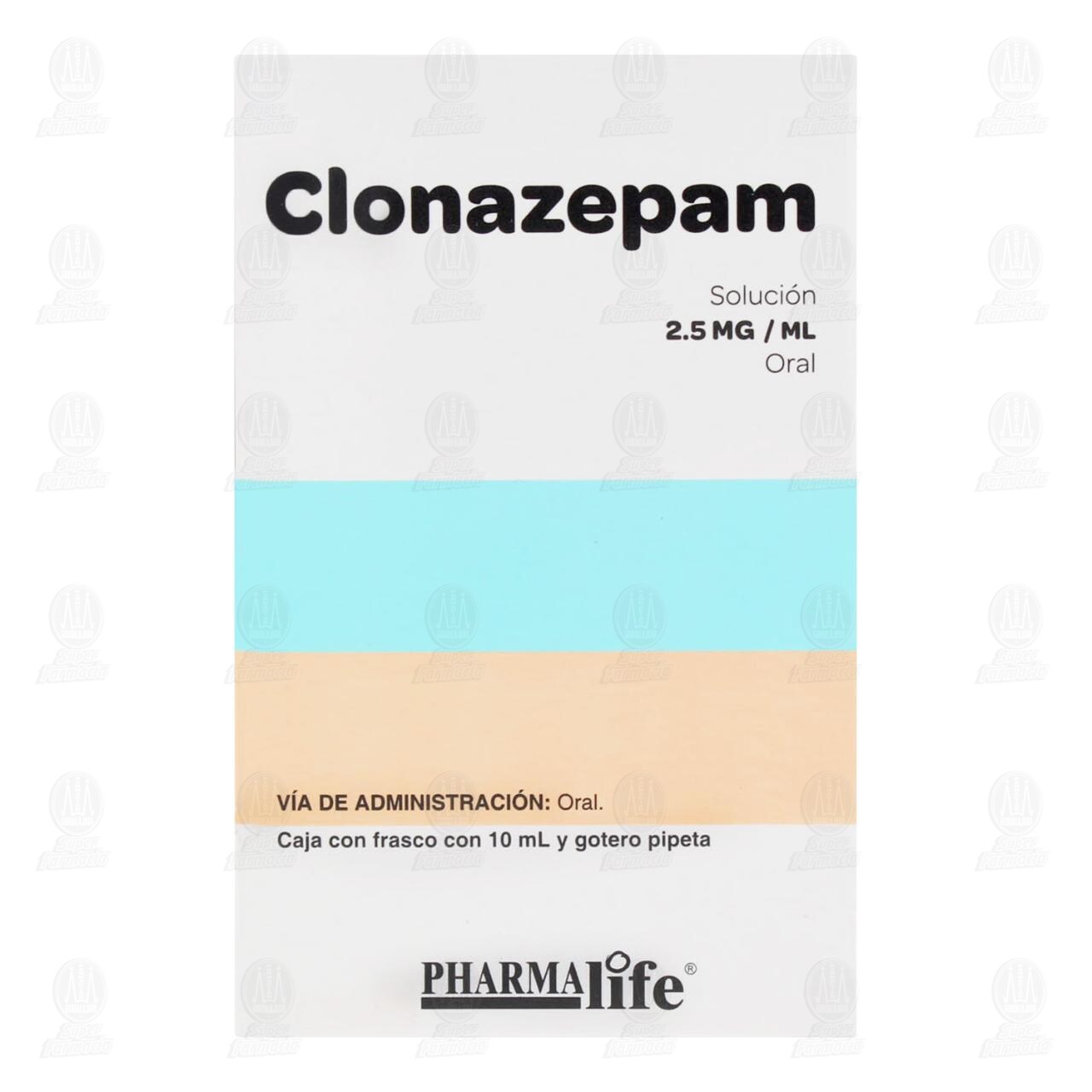 Clonazepam 2.5 mg, 10 ml Pharmalife. image number 1