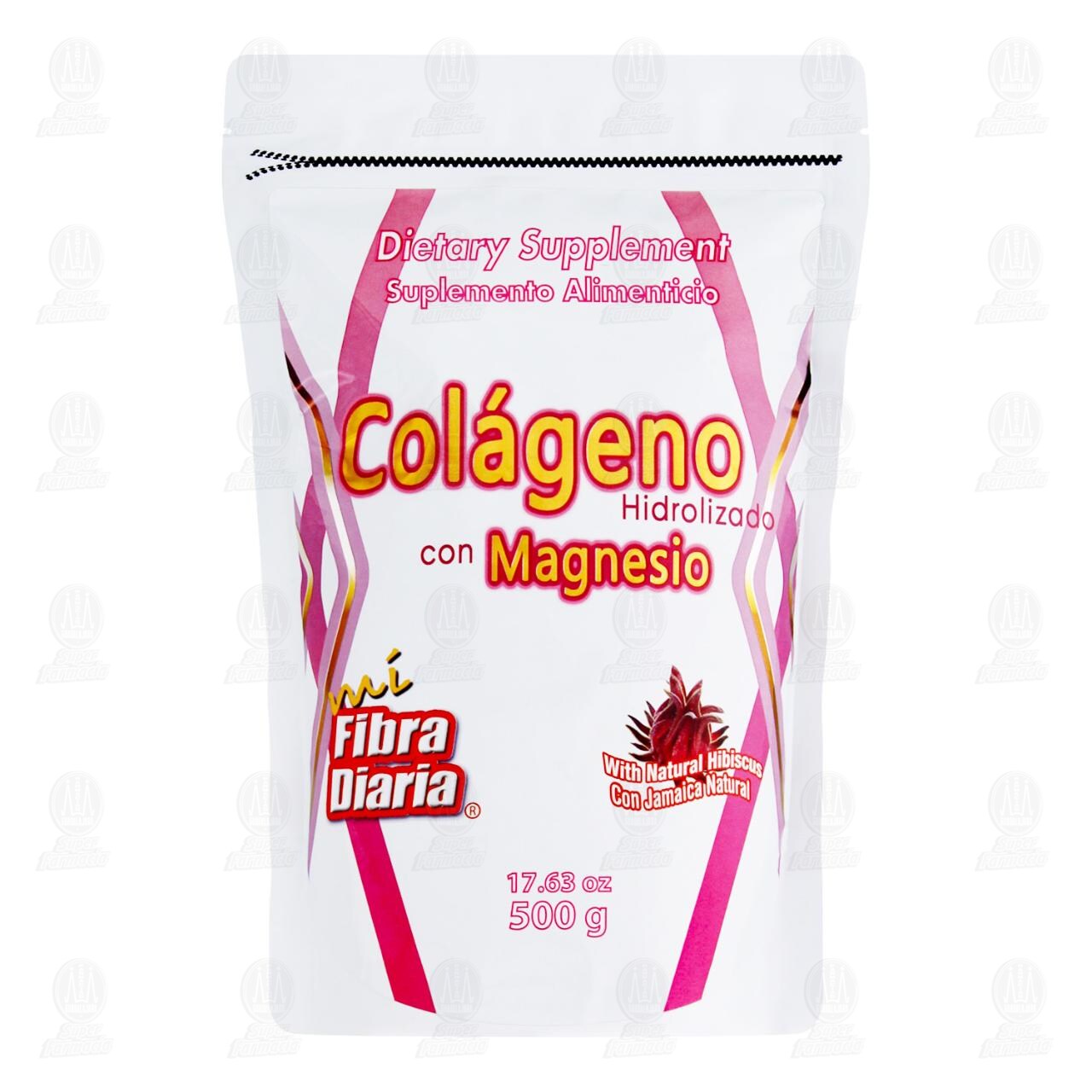 Colágeno Hidrolizado con Magnesio Mi Fibra Diaria, 500 gr.