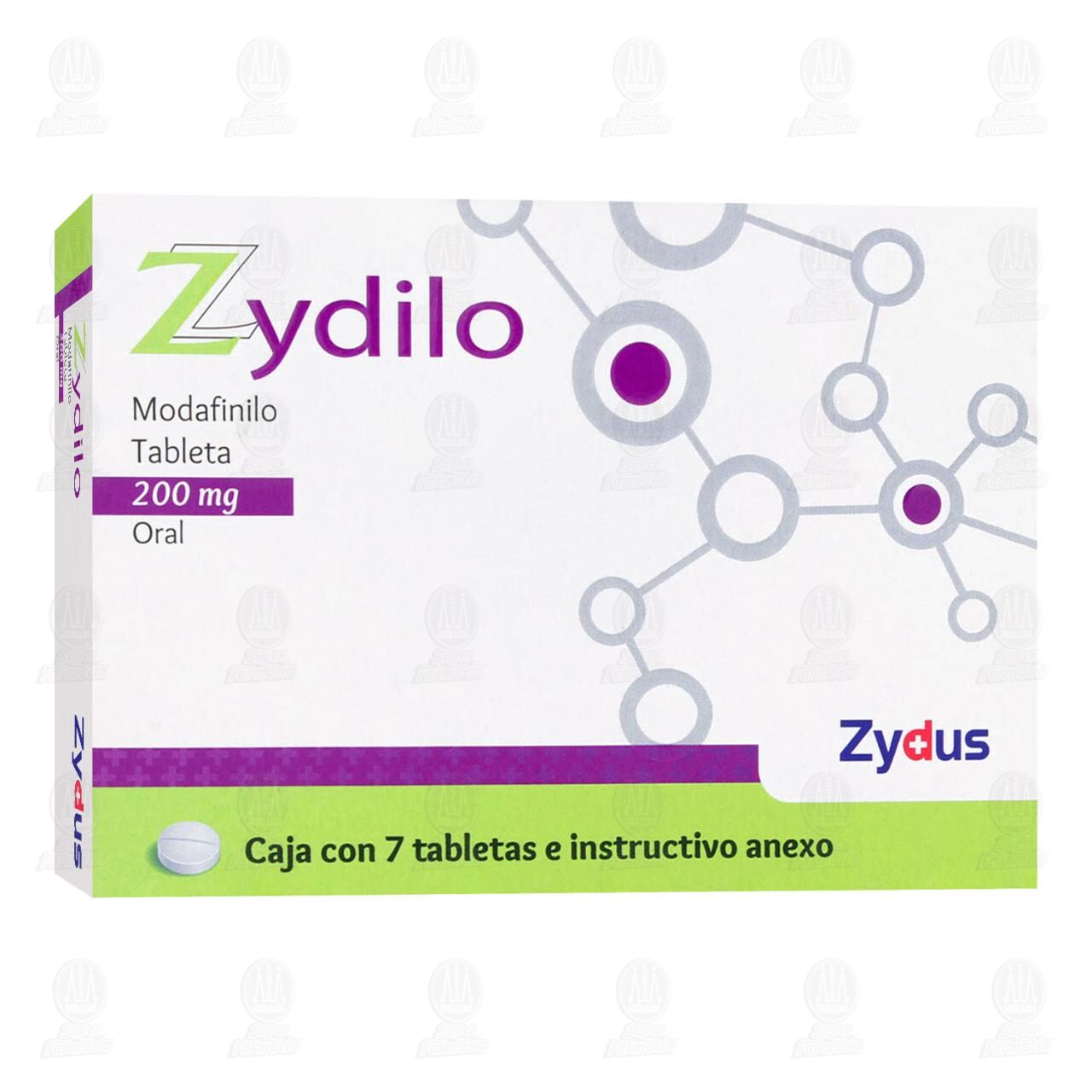 Zydilo 200 mg, 7 Tabletas. image number 0