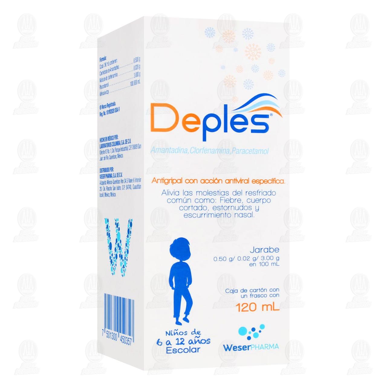 Imagen para Deples Escolar Jarabe 0.50/0.02/3.00gr, 120 ml.