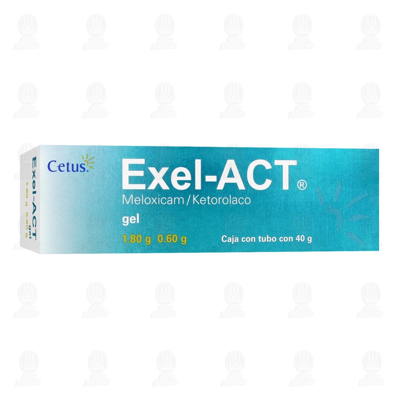 Imagen para Exel-ACT 1.80g / 0.60g Gel 40gr (Meloxicam, Ketorolaco)