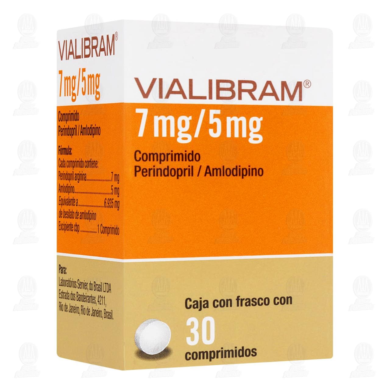 Vialibram 7mg/5mg, 30 Comprimidos. image number 0