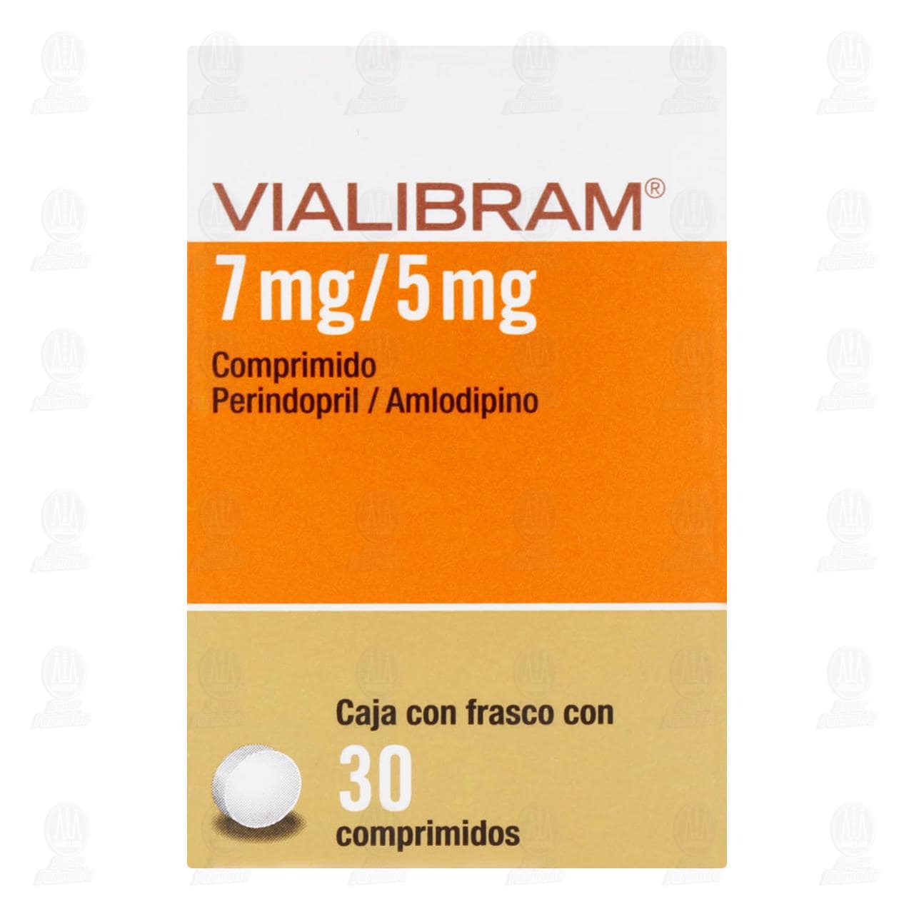 Vialibram 7mg/5mg, 30 Comprimidos. image number 1