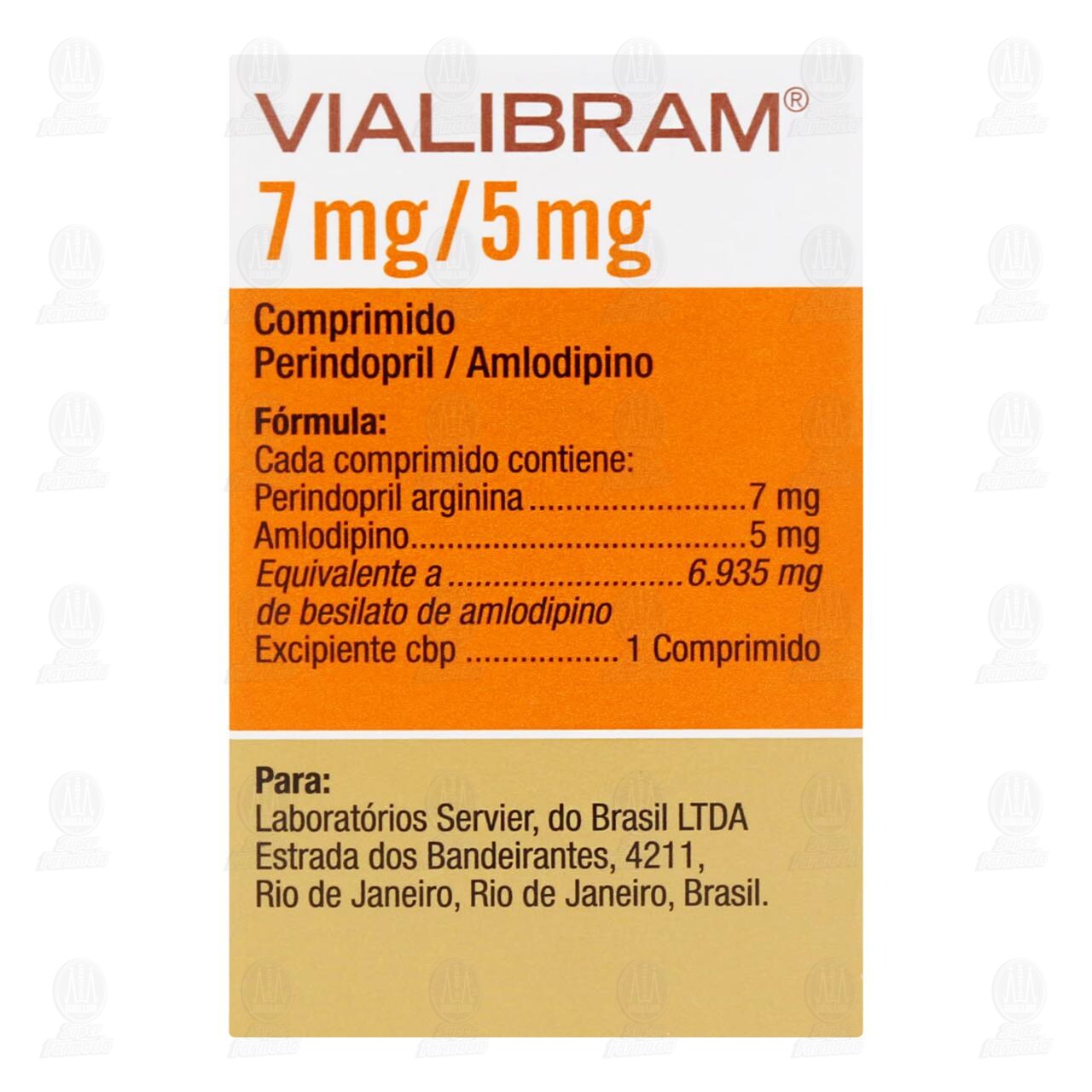 Vialibram 7mg/5mg, 30 Comprimidos. image number 2