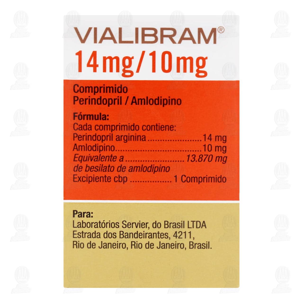 Vialibram 14mg/10mg, 30 Comprimidos. image number 2