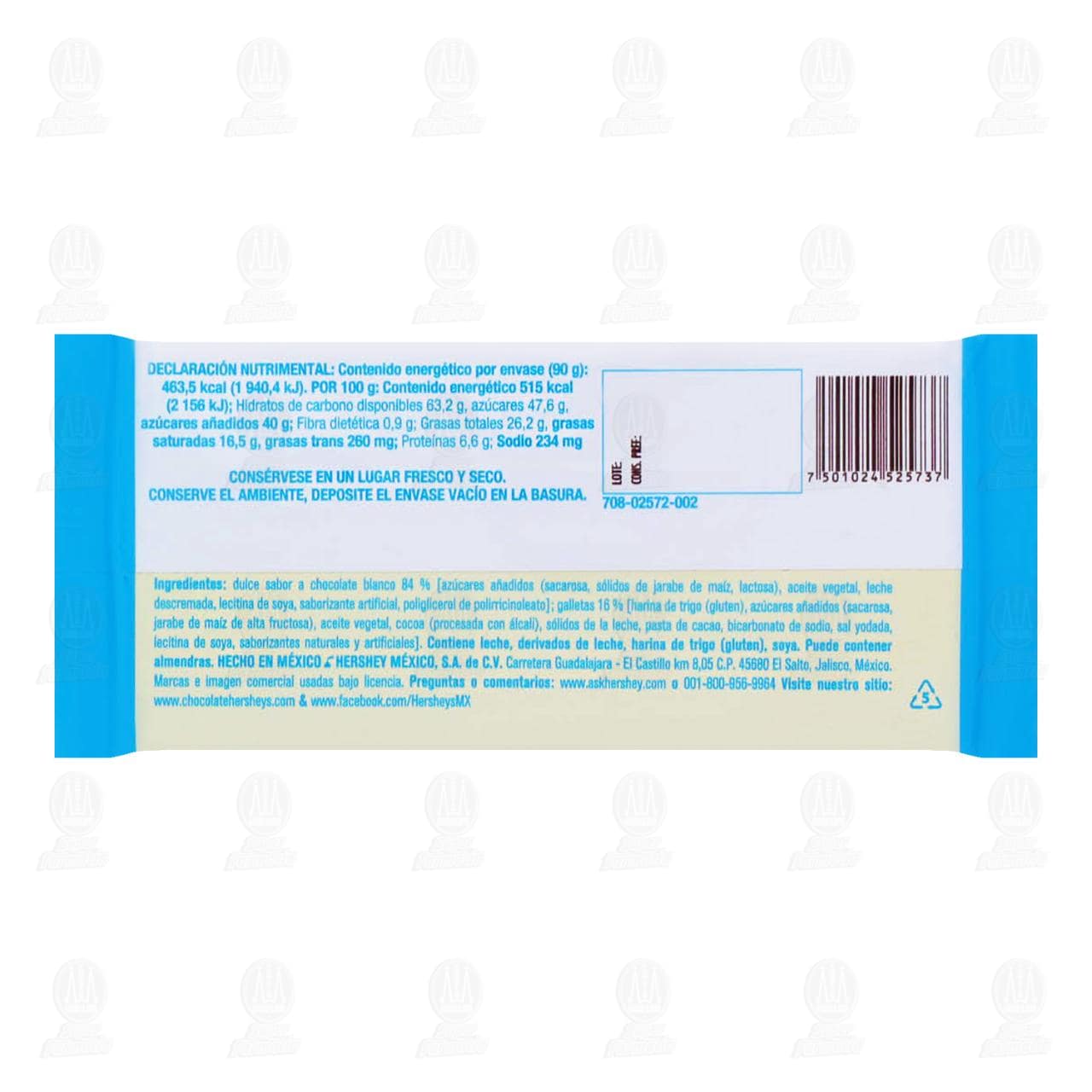 Chocolate Hershey's Cookies 'n' Creme, 90 gr. image number 1