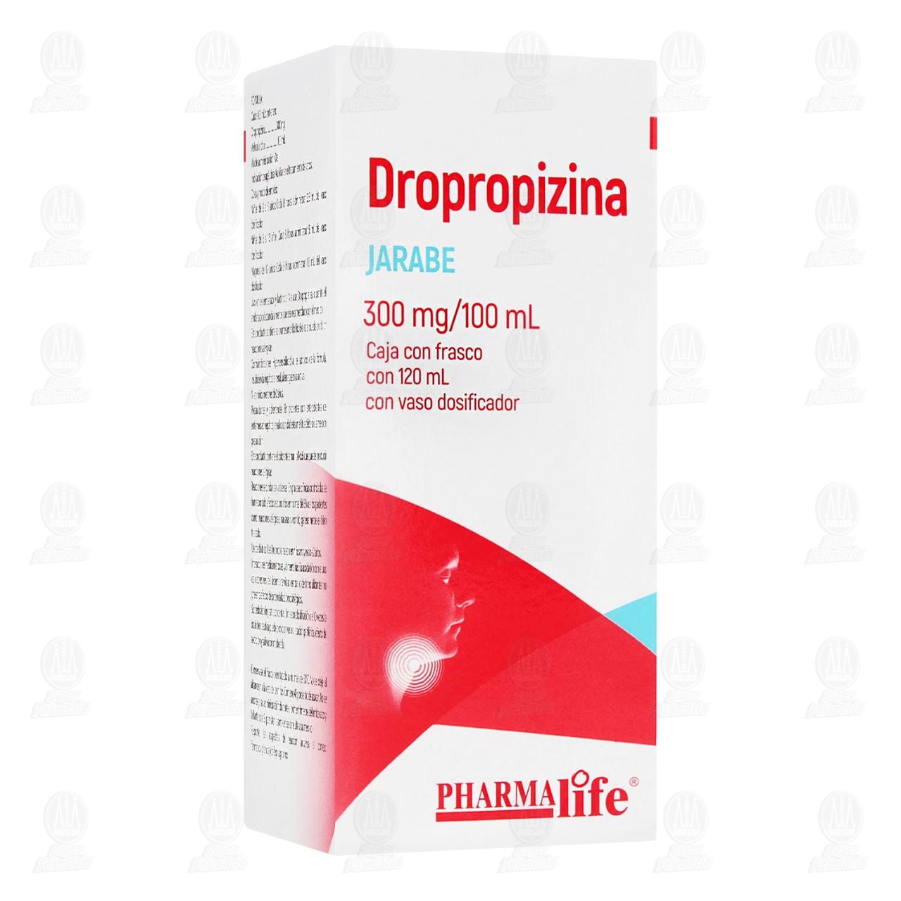Dropropizina Jarabe 300 mg, 120 ml Pharmalife. image number 0