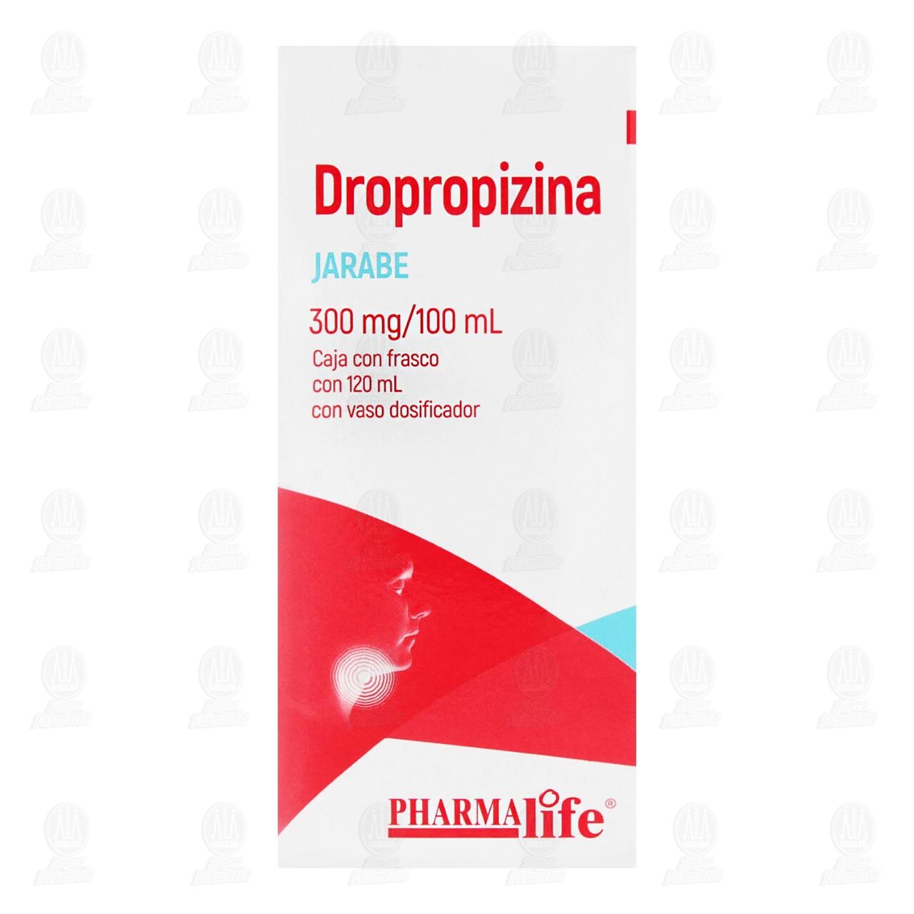 Dropropizina Jarabe 300 mg, 120 ml Pharmalife. image number 1
